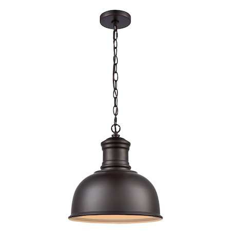 Cedar Park 13'' Wide 1-Light Outdoor Pendant - Oil Rubbed Bronze